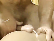 Big Buttoned Brunette Chick Gets Her Throbbing Pussy Pounded From Behind
