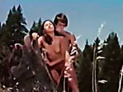 Lustful Fair Haired Wench With Big Ass Got Doggy Fucked In Woods