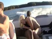 Sexy Blonde Fucked By Bbc On Boat