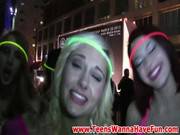 Teen Rave Girls Party Outdoors