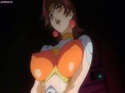 Busty Anime Sucks A Shemale Cock
