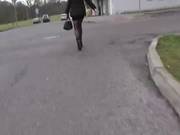 Brunette Fucks Through Black Pantyhose Outdoor
1011