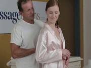 Pale Redhead Pussy Fingered By Masseur
614
