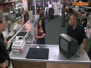 Sexy Latin Chick Selling A Tv Got Some Ca 