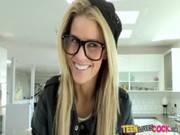 Nerdy Blonde Teen Jessa Rhodes Banged Wit 