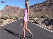 Eroberlin Blond Chanel Skinny Outdoor Teen 
1629