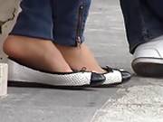 Nylon Feet Relax