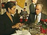 Elegant Italian Mature Cheating Husband On Restaurant Bathroom