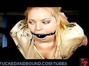 Hollie Stevens Tied Up And Fucked Hard