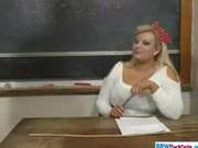 Bbw Extra Large Collage Teacher