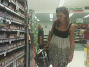Upskirt In Spice Aisle