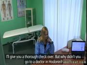 Small Tittied Blonde Fucked By Doctor In 