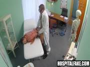 Brunette Gets Fucked On The Exam Table By 