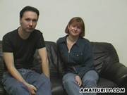 Amateur Couple Doing It For A Casting