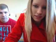 Blonde College Babe Blowjob On Webcam