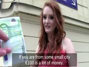 Redhead Euro Slut Wants Some Money For Se 