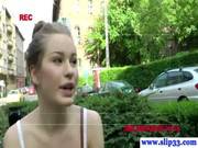 Young Euro Slut Rubs Her Pussy