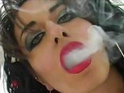 Cigarette Smoking Punk Babe Sucks Cock