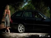 Hotgold Hot Blonde Milf Fucking The Driver Outdoors