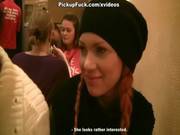 Redhead Slut In Public Toilet Fuck