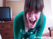 Getting A Handjob From Bratty Chloe