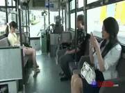 Wife Hard Threesome Fucked By Driver On Bus 01