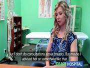 Fake Hospital Doctor Offers Blonde A Discount On New Tits In Exchange For A Good