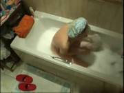 My Kinky Mum Caught Masturbating In Bath Tube By Hidden Cam