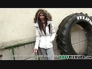 Awesome Russian Teeny Fucked For Cash