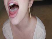 Miley Is A Beautiful Redhead That Swallows