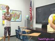 Hot College Teen Slammed