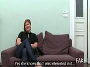 Two Hot Lesbians Sucking Dick On Couch
