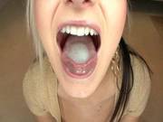 Loren Loves To Suck And Swallow On Camera