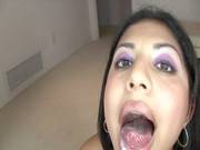 Sophia Is A Cock Sucking Brunette Babe