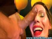 Group Fucked Euro Facial