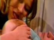 Two Retro Girl4girl With Big Dildo