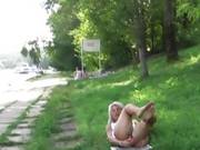 She Loves Masturbating In Public