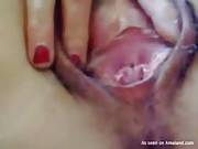 Hairy Gf Masturbates While Her Boyfriend Is Filming