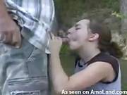 Outdoor Cocksucking And Facial