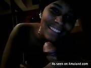 Ebony Couple Having Oral Sex In The Dark