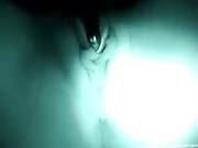 Dildo Play In Closeup With Night Vision