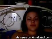 Latina Teen Video-chats Then Fingers Her Pussy