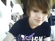 Hot Emo Webcam Cutie Shows Tits And Fingers Her Twat