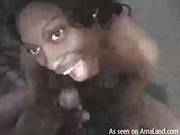 Pov Blowjob From This Black Babe