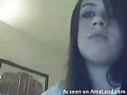 Horny Emo Chick Masturbates With A Brush