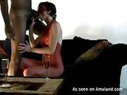 Kinky Cocksucking Babe Gets Titty-fucked