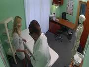 Blonde With Hot Legs Fucked By Doctor In 