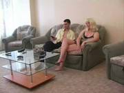 Horny Mom And Son Having Sex On Sofa