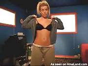 Blonde Teen Teases And Goes Topless