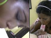 Ebony Gal Rides On A White Dong Movie